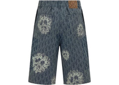 Dior x Denim Tears Cotton Denim Bermuda Shorts Blue