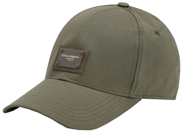 Dolce & Gabbana Branded Plate Baseball Cap Green