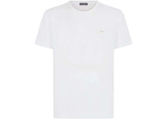 Dolce & Gabbana Cotton Branded Plate T-Shirt White