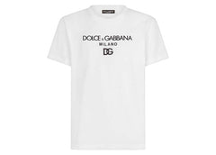 Dolce & Gabbana Cotton DG Embroidery and Patch T-Shirt White
