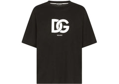 Dolce & Gabbana Cotton DG Logo Print T-Shirt Black