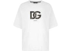 Dolce & Gabbana Cotton DG Logo Print T-Shirt White