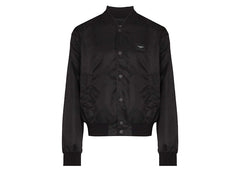Dolce & Gabbana DG Plaque Bomber Jacket Black