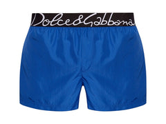 Dolce & Gabbana Logo Swim Shorts Blue/Black