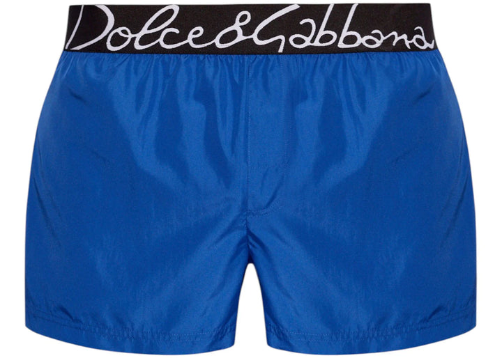 Dolce & Gabbana Logo Swim Shorts Blue/Black