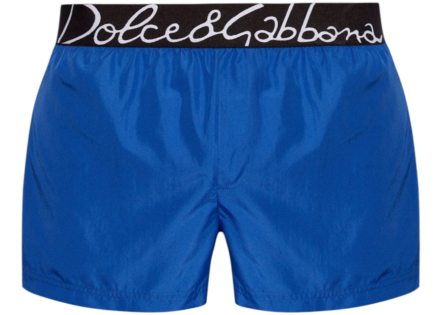 Dolce & Gabbana Logo Swim Shorts Blue/Black