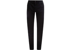 Dolce & Gabbana Man Stretch Cotton Back Embossed Logo Trousers Black