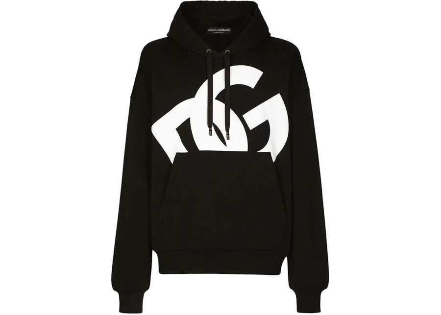 Dolce & Gabbana Pouched Pocket Hoodie Black