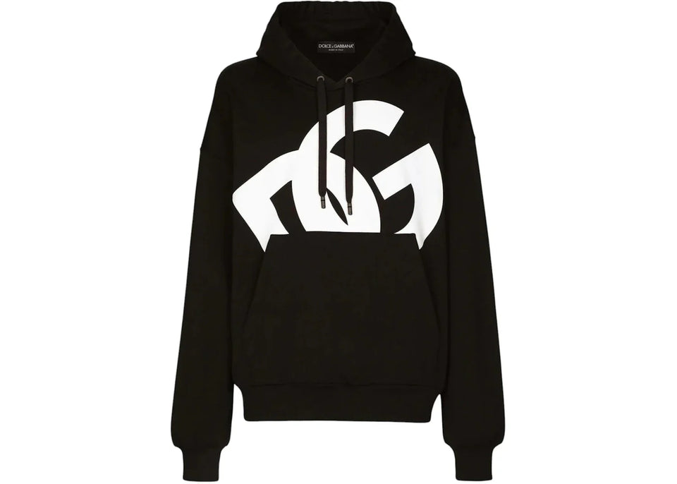 Dolce & Gabbana Pouched Pocket Hoodie Black