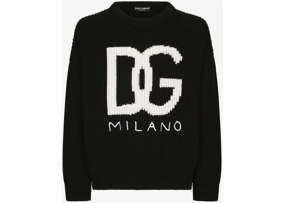 Dolce & Gabbana Pull Girocollo Jumper Black