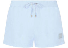 Dolce & Gabbana Shorts Branded Plate Swim Trunks Azure