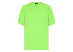 Dolce & Gabbana Technical Jersey Metallic DG Logo T-Shirt Green