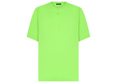 Dolce & Gabbana Technical Jersey Metallic DG Logo T-Shirt Green