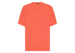 Dolce & Gabbana Technical Jersey Metallic DG Logo T-Shirt Pink