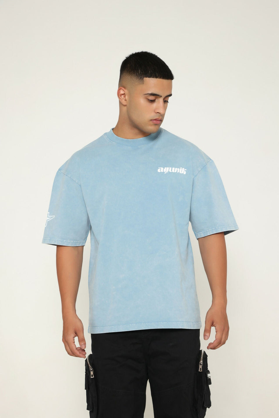 God's Shield T-Shirt ( Powder Blue)