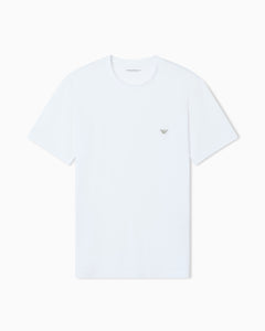 Emporio Armani Fitted loungewear T-shirt in soft modal