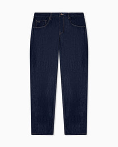 Emporio Armani J73 loose fit jeans in light rinse wash denim