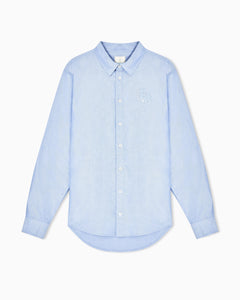 Emporio Armani Eagle Club cotton Oxford shirt with embroidery