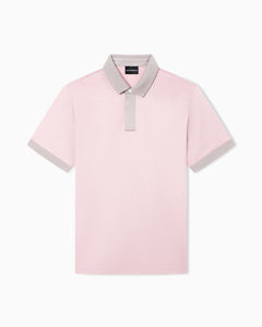Emporio Armani Lyocell-blend jersey polo shirt