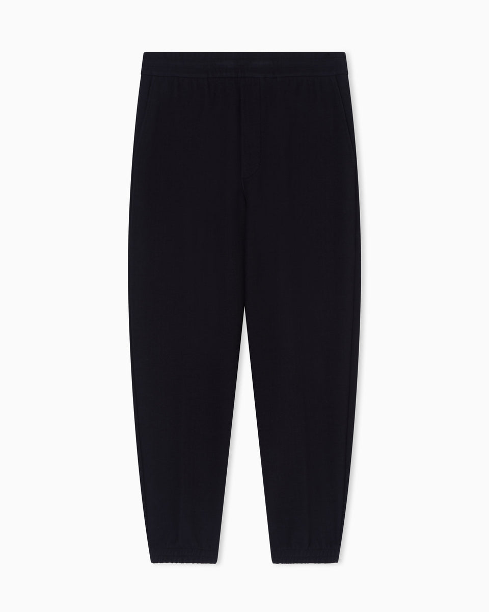 Emporio Armani Lyocell-blend jacquard interlock jersey joggers