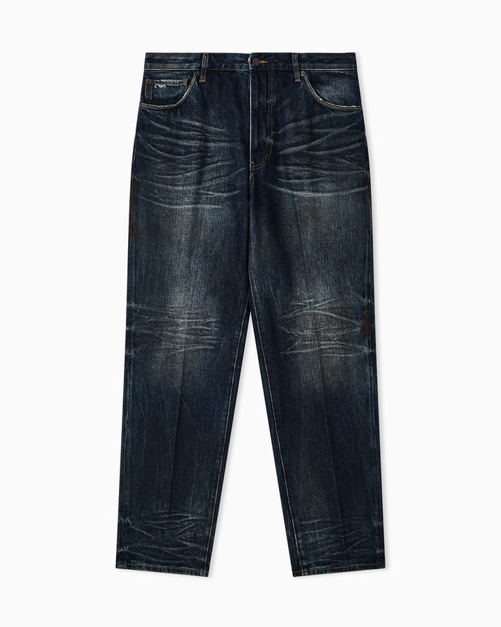 Emporio Armani J22 regular-fit, stiff-denim jeans