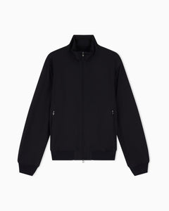 Emporio Armani Blouson in waffle-effect armure fabric