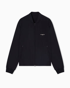 Emporio Armani Nylon blouson with micro logo embroidery
