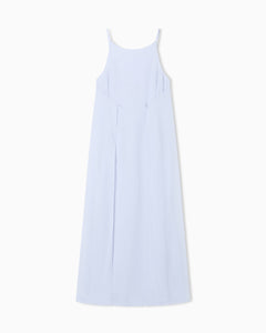 Emporio Armani Long, technical georgette dress