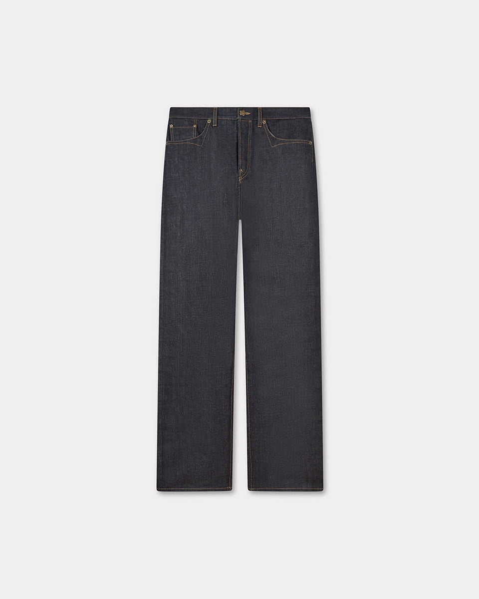 Kenzo Lowwaist Jeans In Japanese Denim Blue Women's