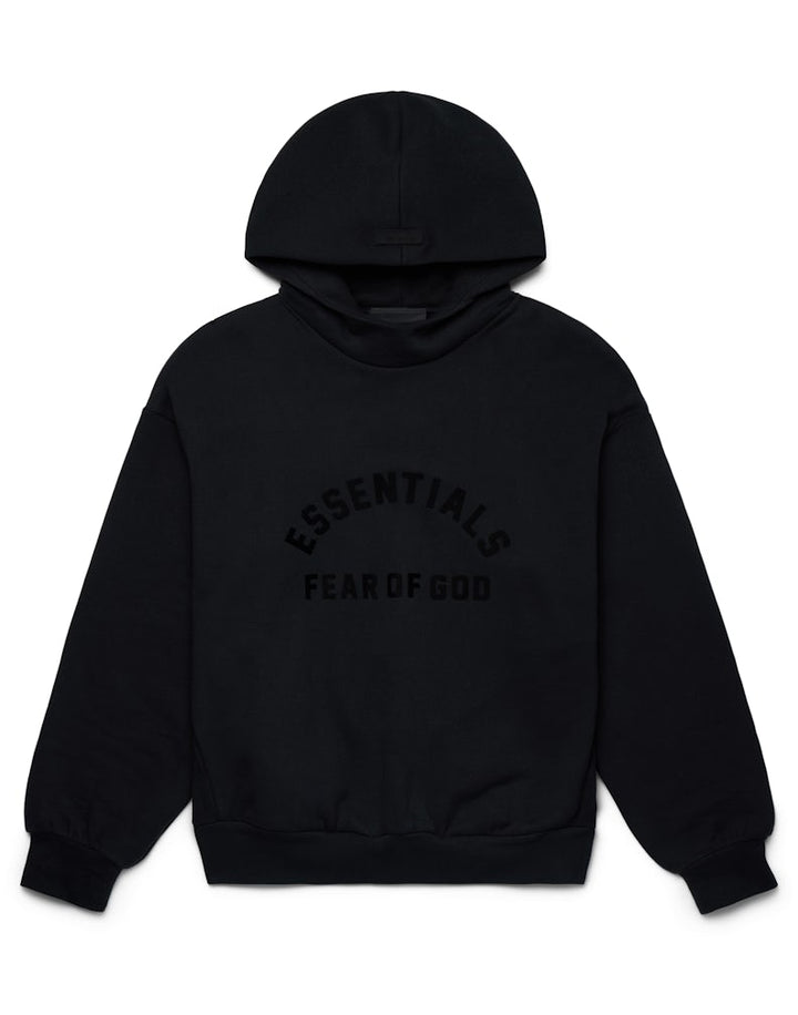 Fear of God Essentials Arch Logo Hoodie Jet Black