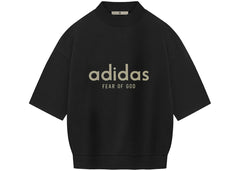 Fear Of God Athletics Heavy Jersey 3/4 Mock T-Shirt Black
