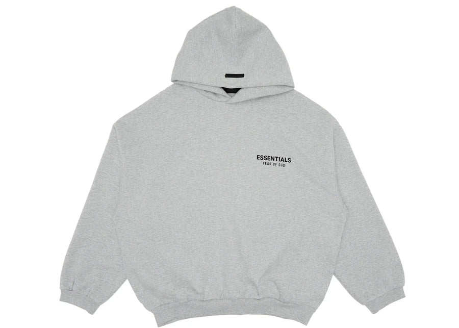 Fear Of God Essentials Fleece Hoodie Light Heather Gray
