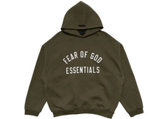 Fear Of God Essentials Fleece Hoodie Military