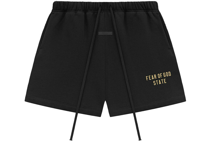 Fear of God Essentials Fleece Soccer Shorts Black