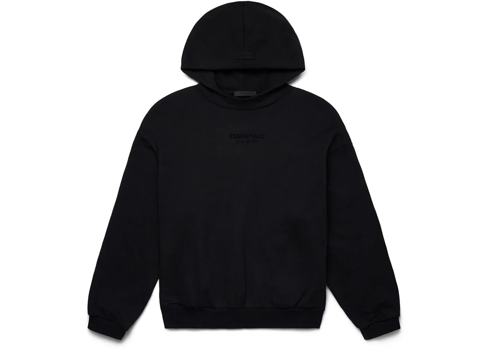 Fear Of God Essentials Hoodie Jet Black