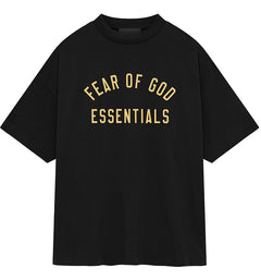 Fear of God Essentials Jersey Crewneck T-Shirt Black