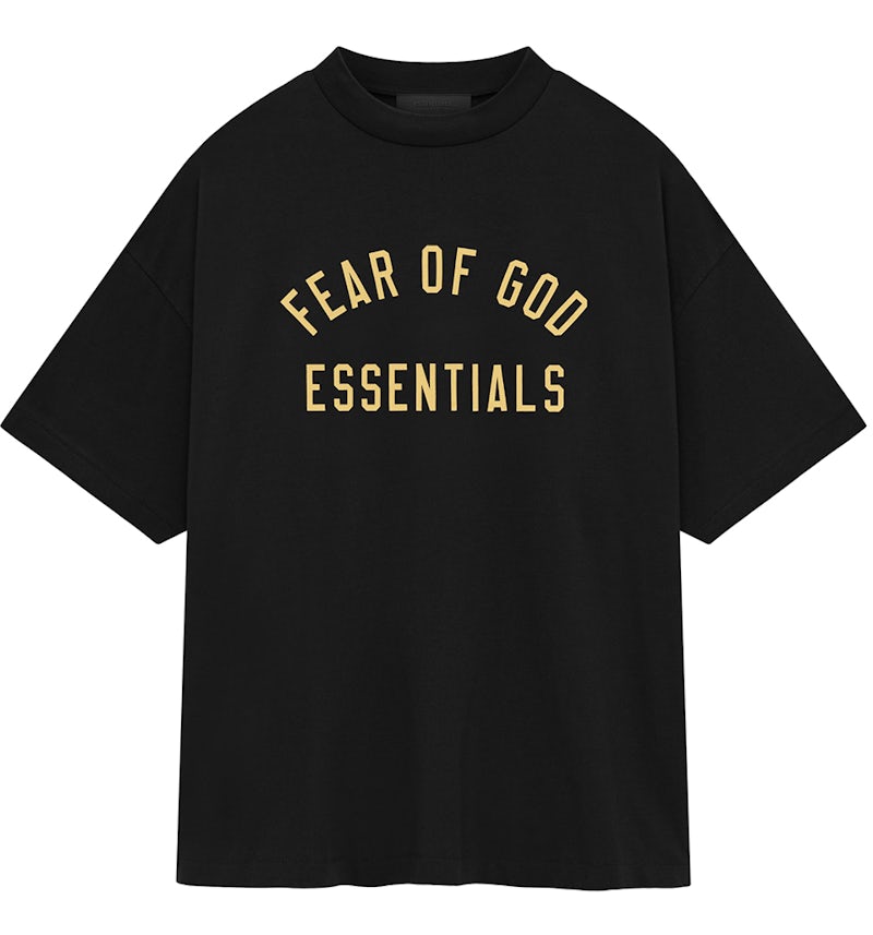 Fear of God Essentials Jersey Crewneck T-Shirt Black