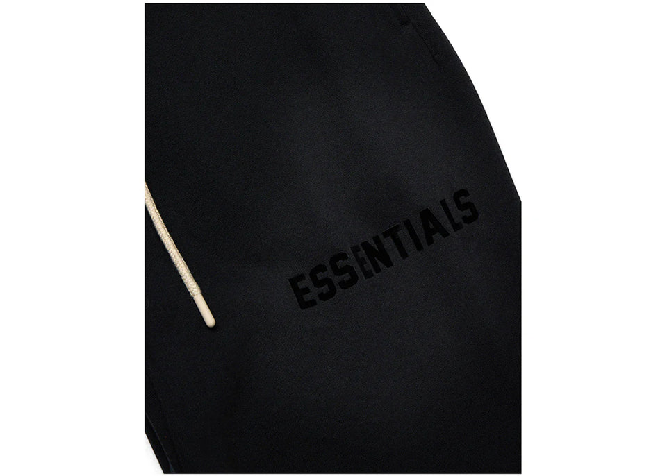 Fear Of God Essentials Cream Drawstring Sweatpant Jet Black