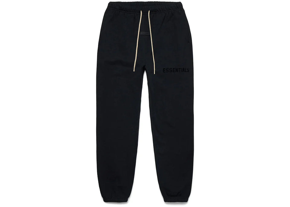 Fear Of God Essentials Cream Drawstring Sweatpant Jet Black