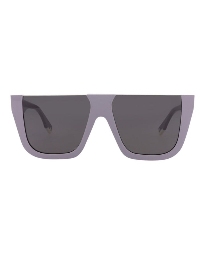 Fendi Shield-Frame Acetate Sunglasses Violet Violet Smoke (FE40136I-62-81A)