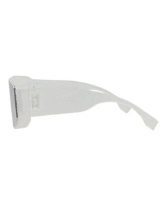 Fendi Shield Sunglasses Crystal Crystal Smoke (FE40128I-00-26C)