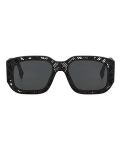 Fendi Square Sunglasses Black Grey (FE40113I-52-02A)