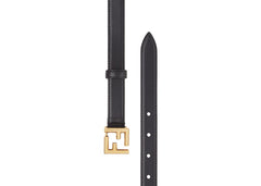 Fendi by Marc Jacobs FF Belt Black Leather Belt