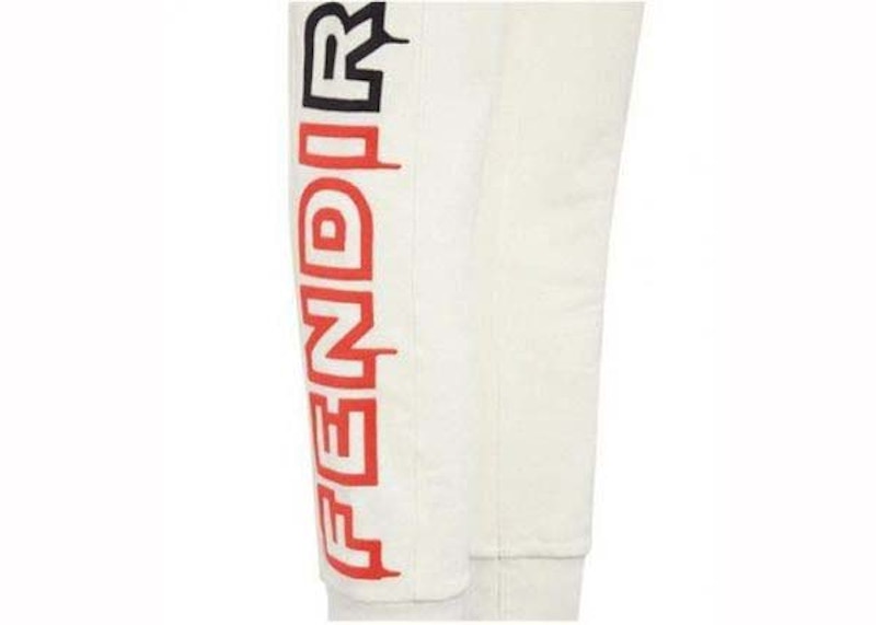 Fendi x Marc Jacobs CNY Inlay Logo Sweatpants White