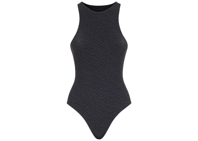 Fendi x SKIMS High Neck Bodysuit Black