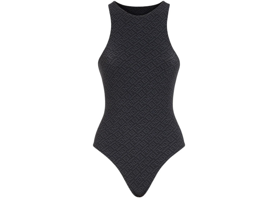 Fendi x SKIMS High Neck Bodysuit Black