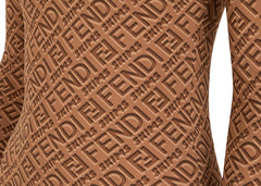 Fendi x SKIMS Mock Neck Long Sleeve Bodysuit California