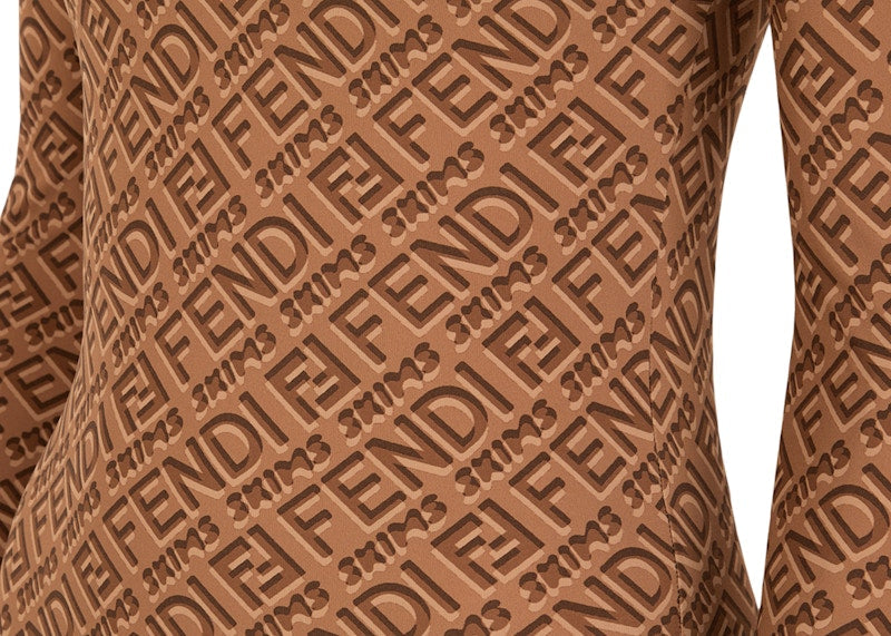 Fendi x SKIMS Mock Neck Long Sleeve Bodysuit California