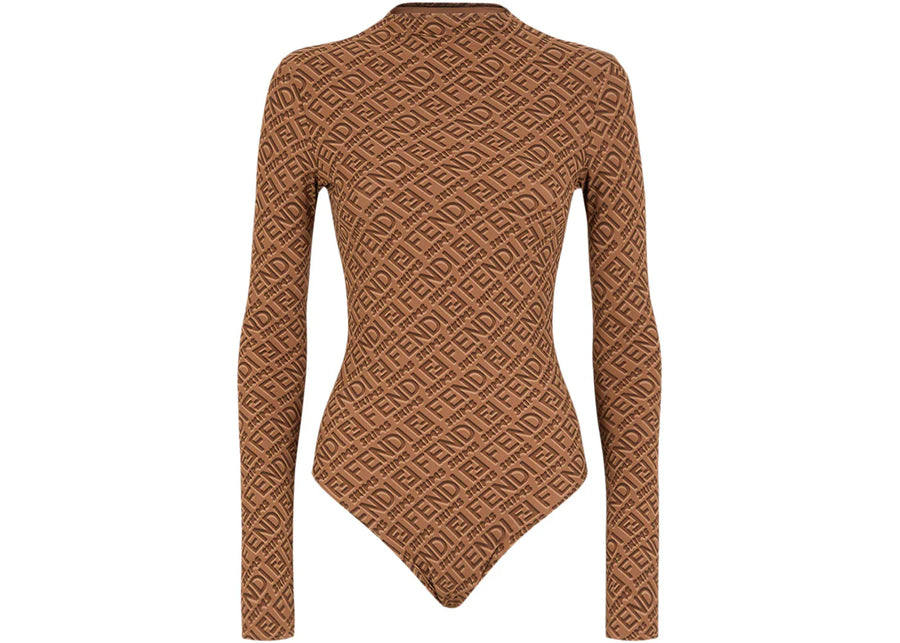 Fendi x SKIMS Mock Neck Long Sleeve Bodysuit California