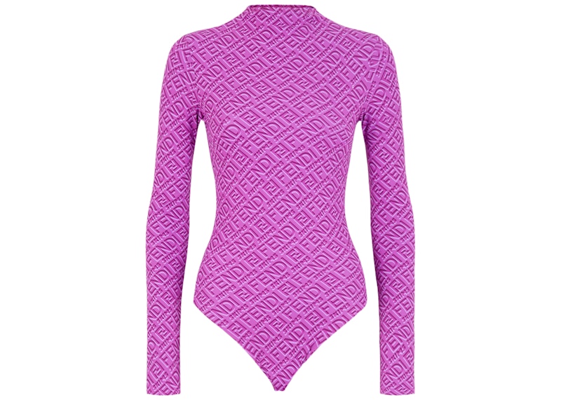 Fendi x SKIMS Mock Neck Long Sleeve Bodysuit Colorado